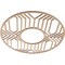 Ekena Millwork Empire Wood Fretwork Pierced Ceiling Medallion, Alder, 24"OD x 8 3/4"ID x 1/4"T CMWP24X24X0250EPAL - alternate 5